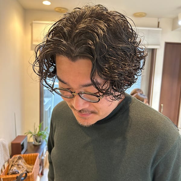 常田大希風パーマ