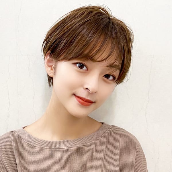 大人シンプルエアリーショート