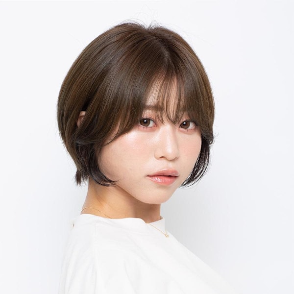 透明感エメラルドショート