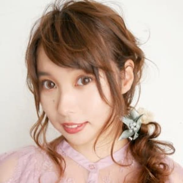 編みおろしアレンジヘア