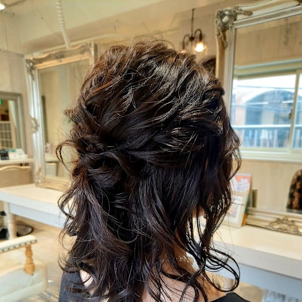 パーティーヘアセット