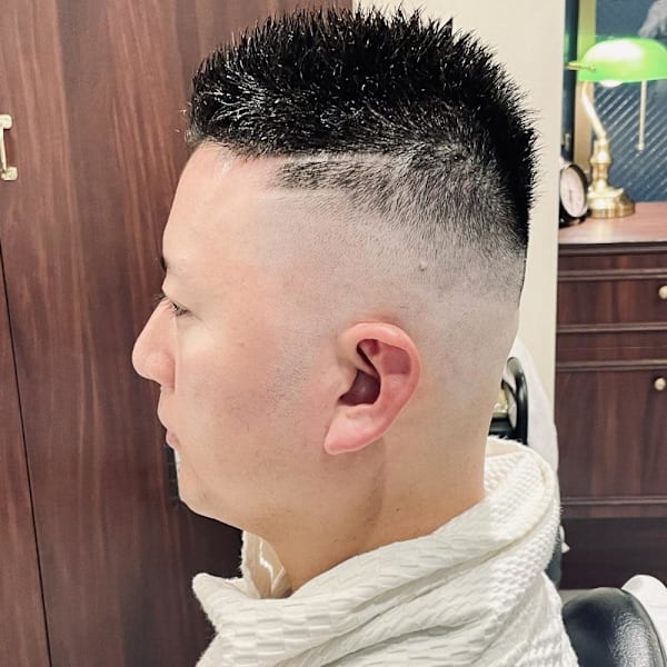 【40代 男性】デザインスキンフェード