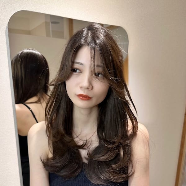 韓国/似合わせカット/小顔/レイヤーカット/フェミニンロング|tocca hair＆treatment 赤羽ANNEX店