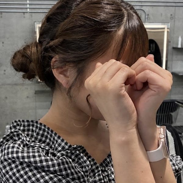 ツインおだんご/20代/ヘアアレンジ/天神大名
