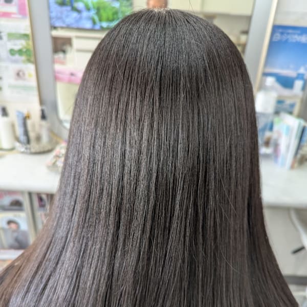 酸性ストレート 超音波アイロン使用