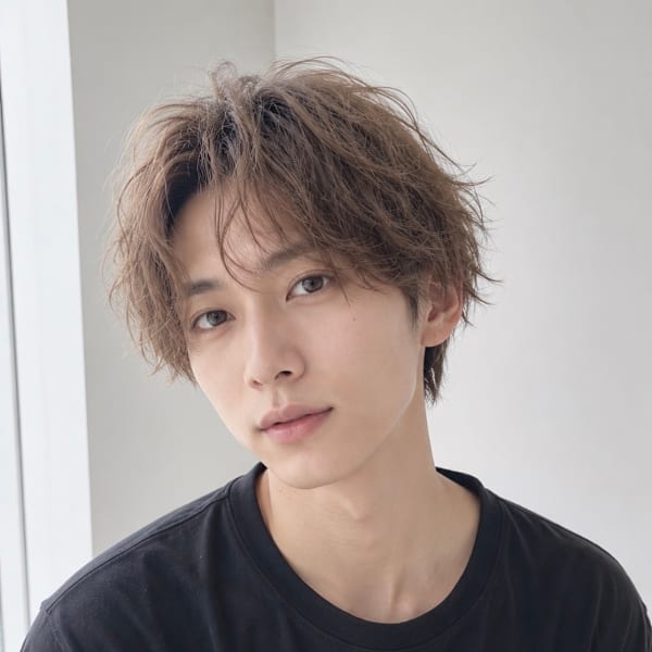 20代30代40代メンズパーマシャドウマッシュ