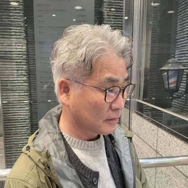 銀座 理容室 ボリュームアップパーマ