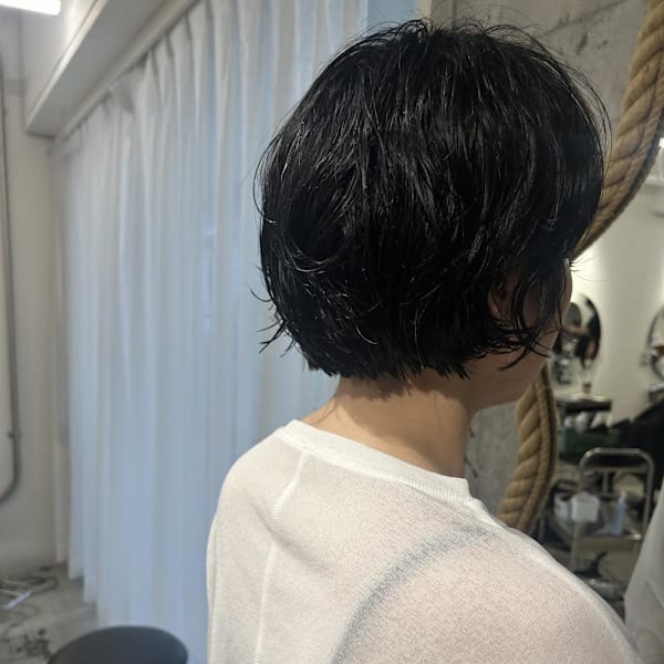 ニュアンスパーマ×ショートボブ