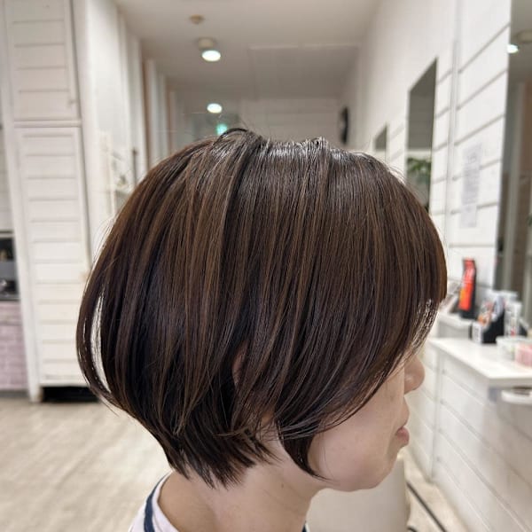 terrace岩政/小顔ショート/30代40代/姪浜|terrace hair & botanical