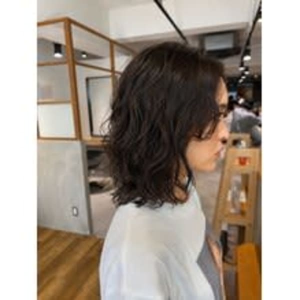 お客様ウェーブスタイル【イルミナカラー/20代30代40代】