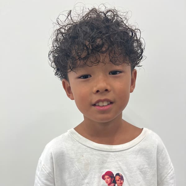 ツイストスパイラル 刈り上げマッシュ