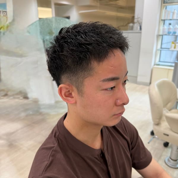 朝楽爽やか！ショートアップバング