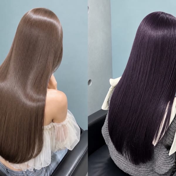ケアブリーチ×ヘーゼルベージュ×ホワイトベージュ|GLADGE池袋/ダブルカラー/ブリーチ