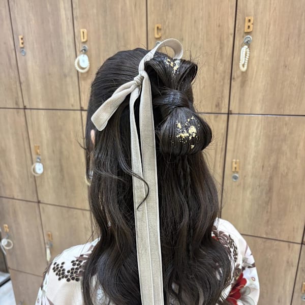 【黒田】ハーフアップ/ヘアアレンジ