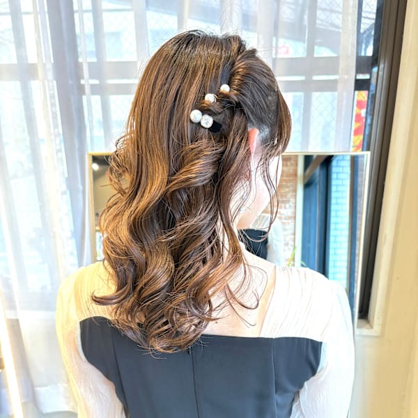 お呼ばれヘアセット