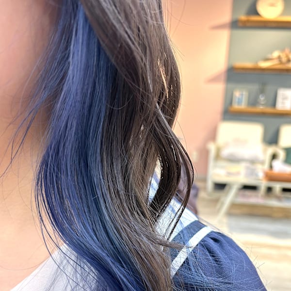 ＊インナーカラー×Blue＊