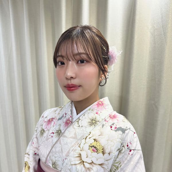 卒業式ヘアセット×袴着付け♪yu