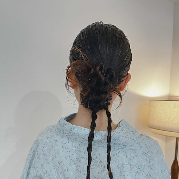 HaKU maison×浴衣ヘアアレンジ
