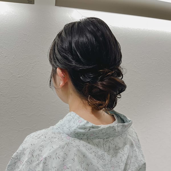 HaKU maison×浴衣ヘアアレンジ