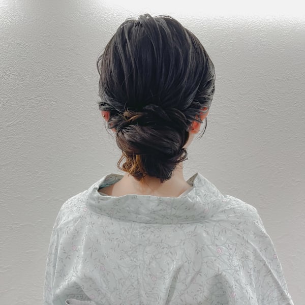 HaKU maison×浴衣ヘアアレンジ