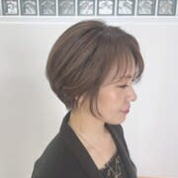 丸みショート/大人ショート/大人女性/30代 /40代