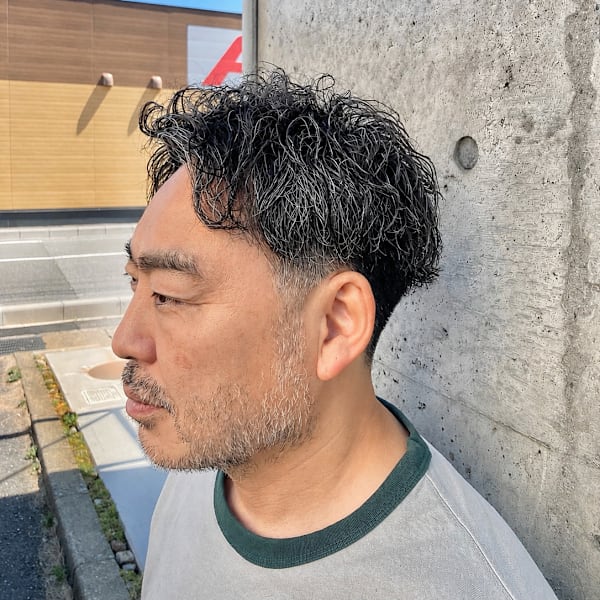 大人のツイストスパイラルパーマ