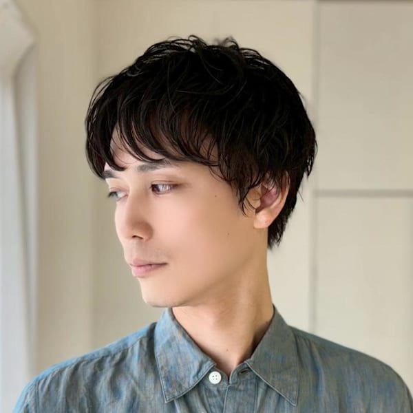 hishida/パーマ×マッシュショート