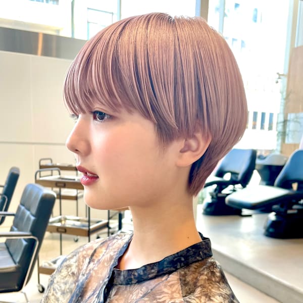 igggy 【イギー】市川×マッシュショート☆ピンクアッシュ
