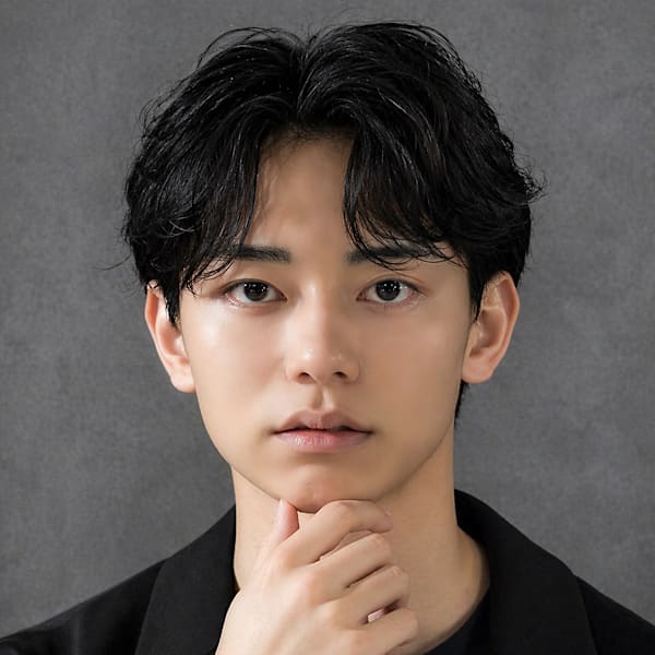 ニュアンスパーマ×フェザーパーマ×センターパート×men's|men's salon owl心斎橋【メンズパーマ特化メンズsalon】