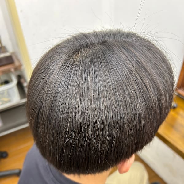 メンズ縮毛矯正ビフォーアフター