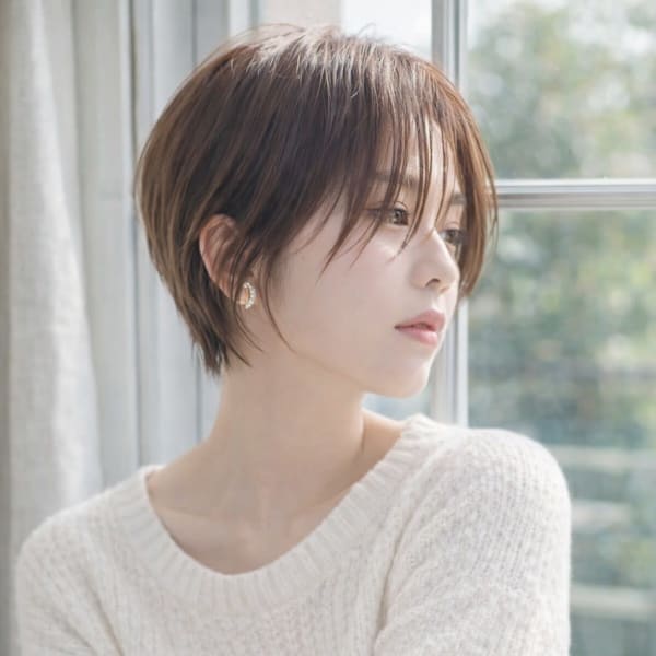 洗練抜け感ショート20代30代40代(梅田)|LaBless ONE グランフロント大阪 北館 (うめきた)梅田駅/髪質改善/オージュア