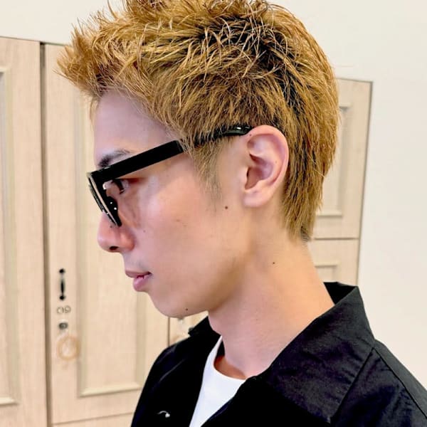 ハイトーン束感ショート