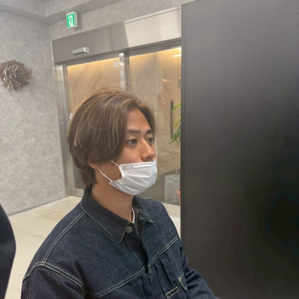 メンズナチュラルハイライト
