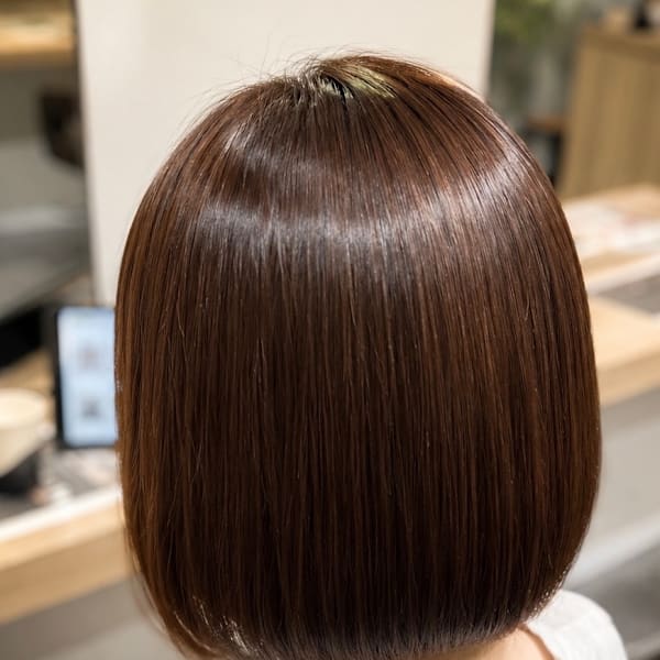 次世代髪質改善酸性ストレート×ボブ