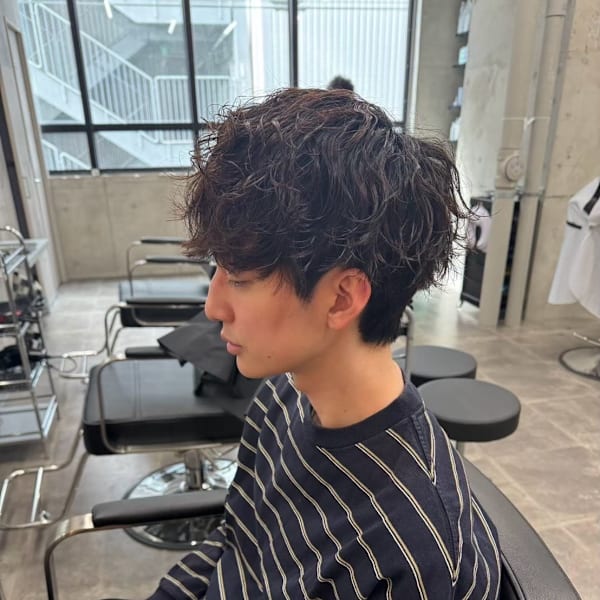 メンズシャドウパーマ