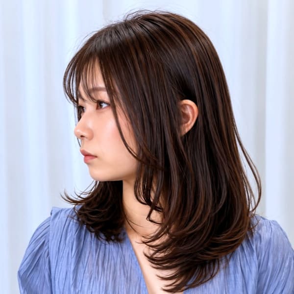【MICHI 富田店　古作蓮】セミディ レイヤーカット