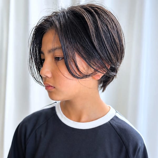 【MICHI 富田店 古作蓮】キッズショート センターパート