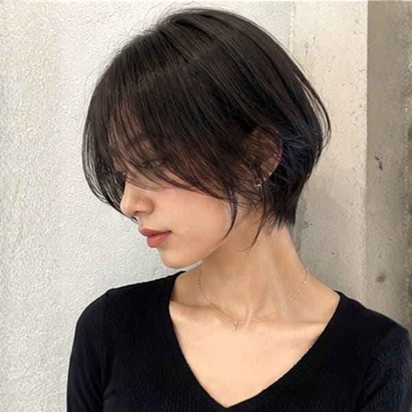 【MICHI 富田店　古作蓮】ハンサムショート シースルー