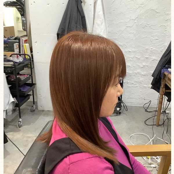 ≪お客様スタイル≫ うるツヤグレイカラー、ベージュ色