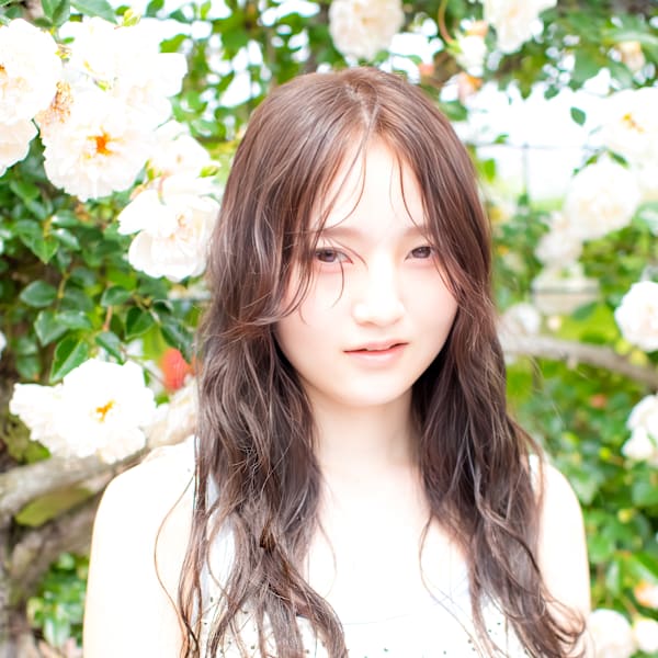 透明感ラベージュ×ゆるウェーブ