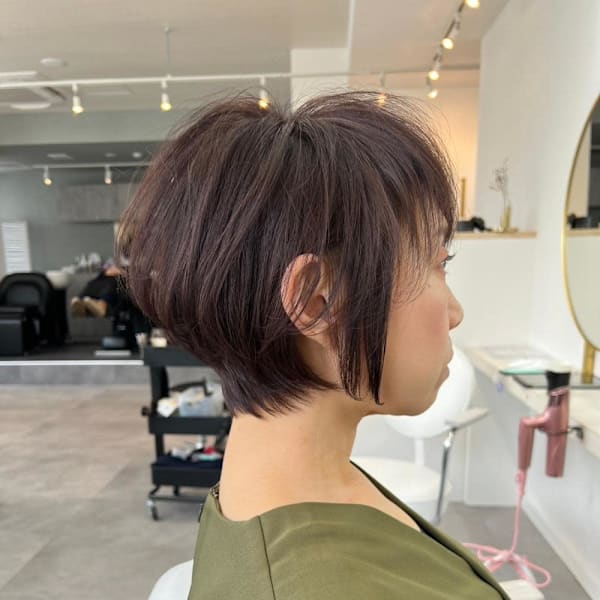丸みのある上品なショート！　元重