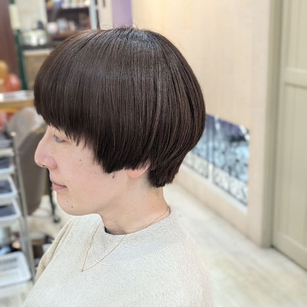 グレイッシュカラー×ショート|hair supreme Lahir
