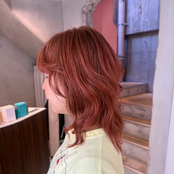 サーモンピンク×レトロウルフ