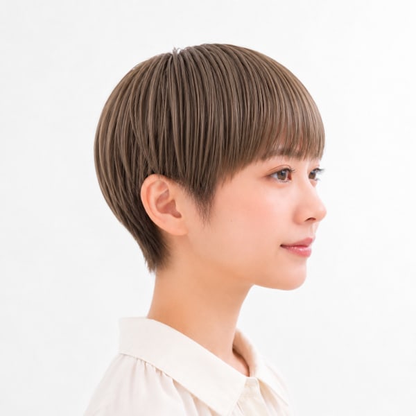 ブリーチなしのマッシュ