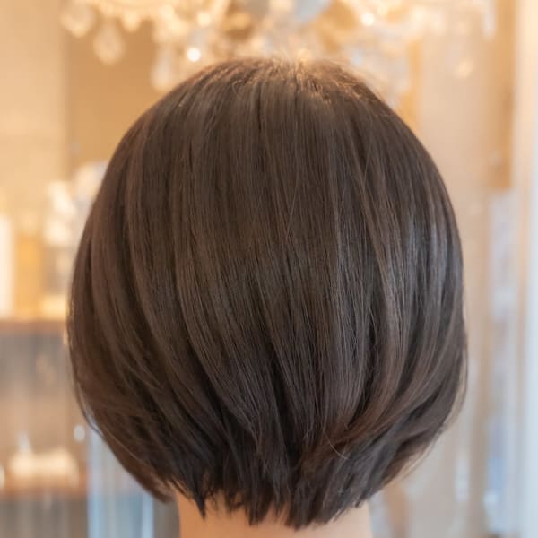 前髪レイヤーカットガーリーイメチェンピンクベージュフェミニン|Cleome パーソナルカラー&骨格診断 田町店