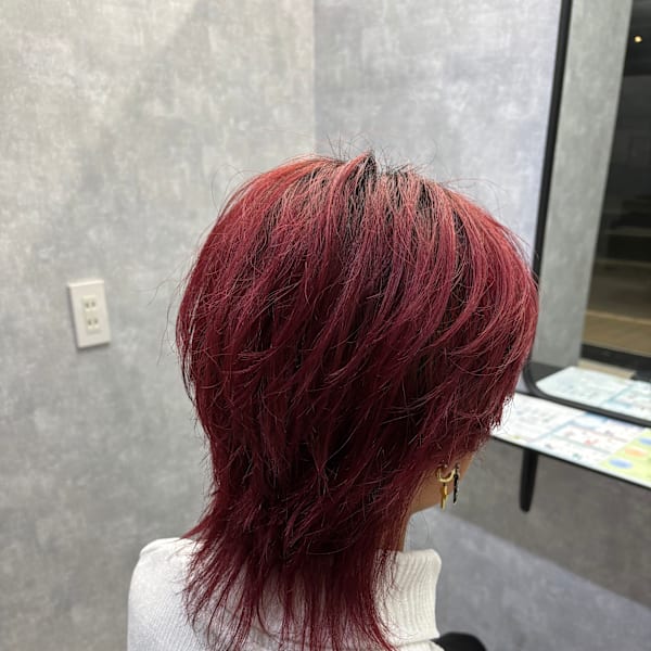ワインレッドカラー