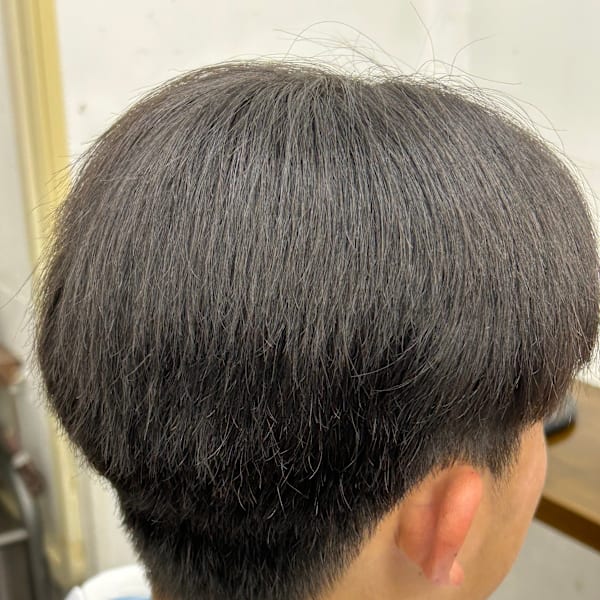 メンズ縮毛矯正ビフォーアフター