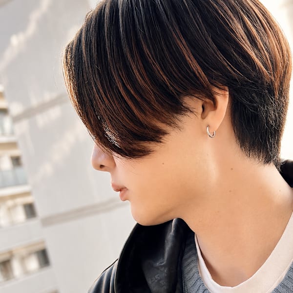 メンズセンターパート|Amphi hair