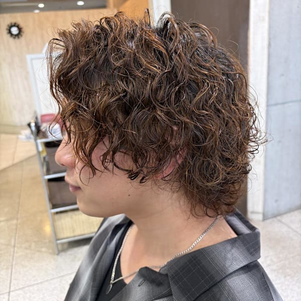 メンズ波巻きサーフスパイラル