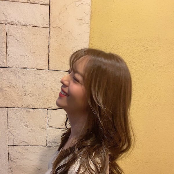 ロングヘアー巻き髪